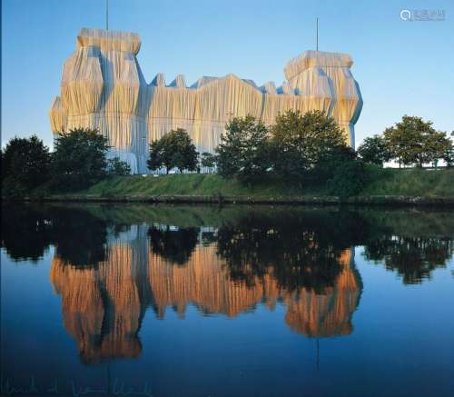 Christo and Jeanne Claude, born 1935, color offset on