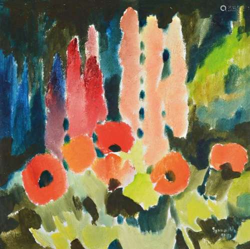 Siegward Sprotte, 1913-2004, Mohn and Lupinen in my
