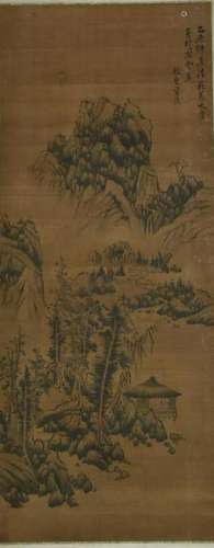 CHINESE MOUNTAIN LANDSCAPE PAINTING OF SUMMER
