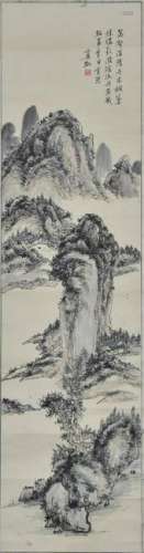 CHINESE LANDSCAPE PAINTING OF MOUNTAINS