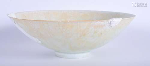 A CHINESE SUNG STYLE BOWL. 20 cm diameter.