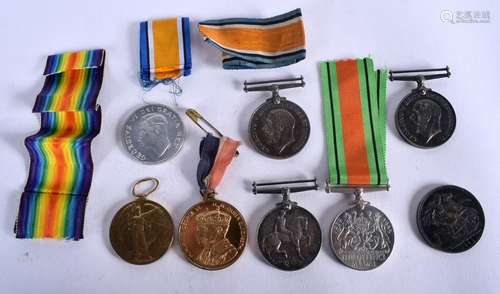 MILITARY MEDALS 24873 Pte J W Turner R War R, 2 x