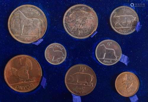 AN IRISH FREE STATE COIN PROOF SET.