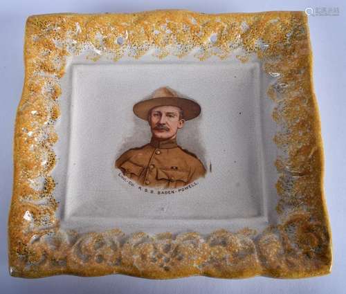 A LATE VICTORIAN POTTERY LUSTRE PLAQUE, depicting