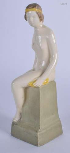 A RARE ROYAL WORCESTER PORCELAIN FIGURINE OF A NUDE