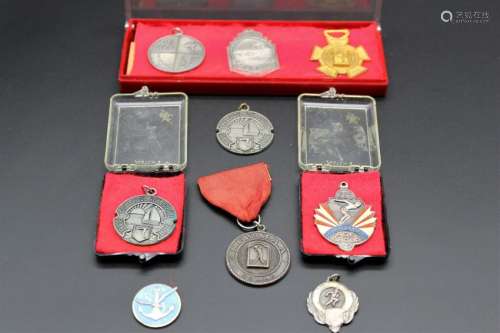 1957 to 1968 nine pieces medal