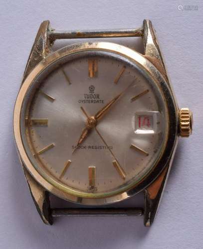 A VINTAGE ROLEX OYSTERDATE TUDOR WATCH. 3.5 cm wide.