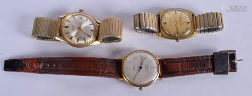 THREE WRISTWATCHES Bijou, Vertex & Lanco. (3)