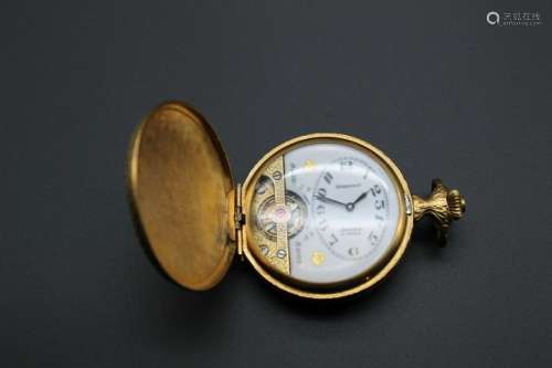 1901 France Antique gold gilf pocket watch