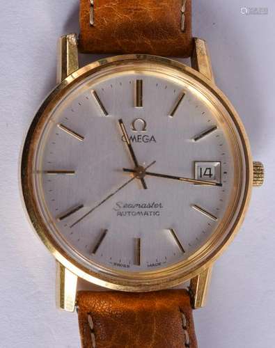 AN OMEGA SEAMASTER AUTOMATIC WRISTWATCH. 3.25 cm