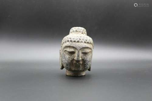 Chinese stone Buddha head