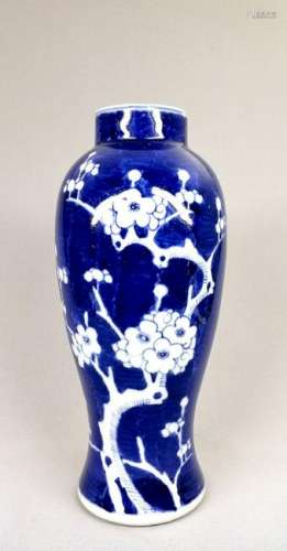 A Chinese Qing Dynasty Blue and White Vase
