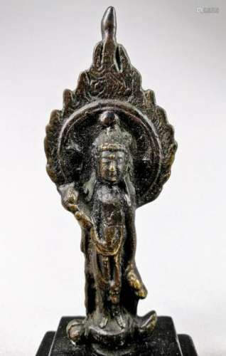 A Rare Chinese Copper Buddha Figure