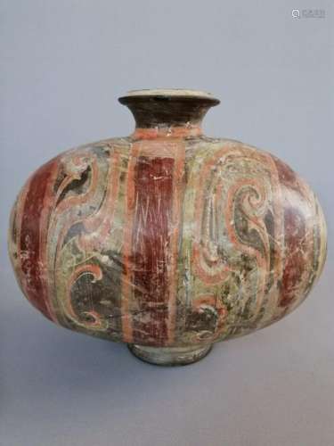 MUSEUM QUALITY CHINESE HAN DYNASTY POTTERY VASE