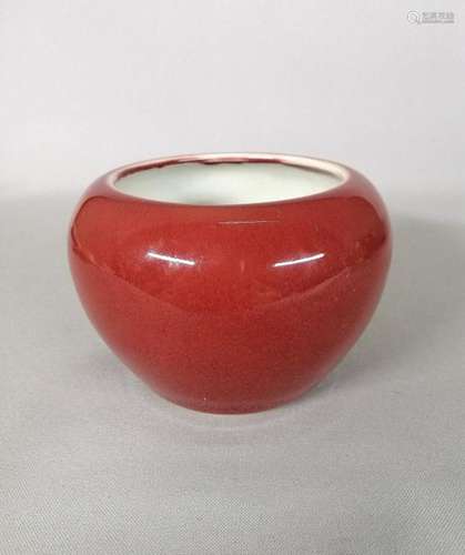 A Nice Chinese Qing dynasty Ox- Blood Porcelain W