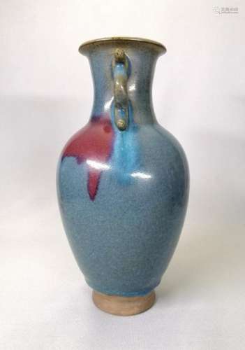 A superb Chinese Jun kiln bottle vase