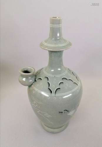 An elegant Korea hand washing pitcher