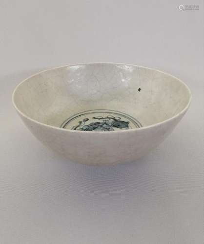 A superb Chinese blue and white porcelain bowl