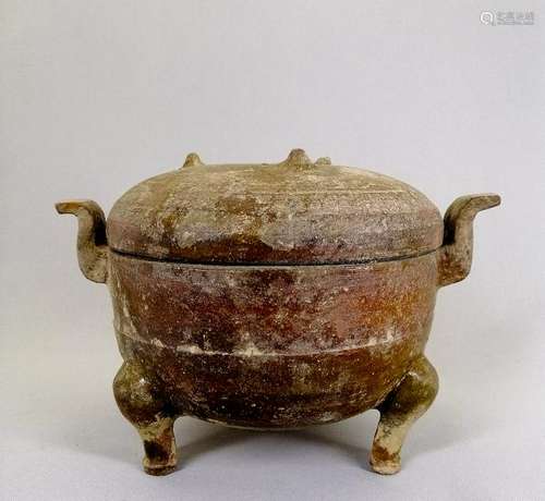 Chinese Han Dynasty Porcelain lidded incens