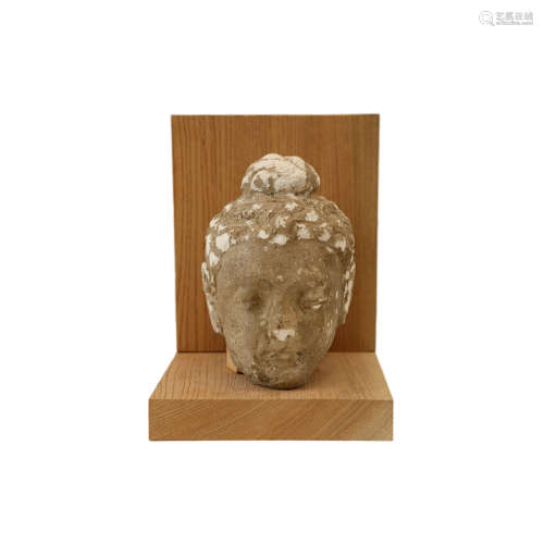 石雕釋迦牟尼頭像