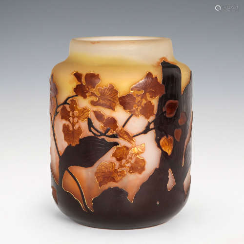 蘭花紋花瓶