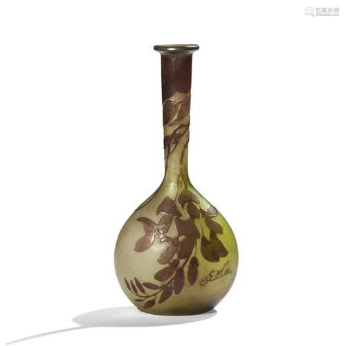 ÉTABLISSEMENTS GALLÉ (1904 1936) Glycines Vase sol…