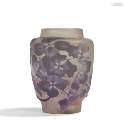 ÉTABLISSEMENTS GALLÉ (1904 1936) Hortensias Vase b…