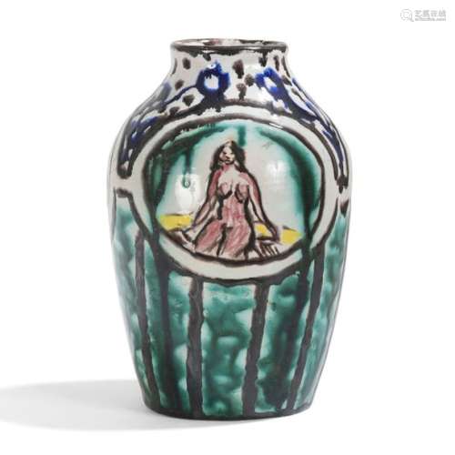 JEAN RENOIR (1894 1979) Baigneuses Vase balustre à…