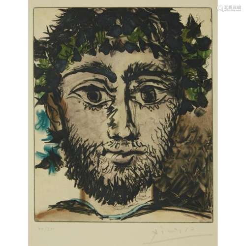 After Pablo Picasso (Spanish, 1881-1973), , Tête de