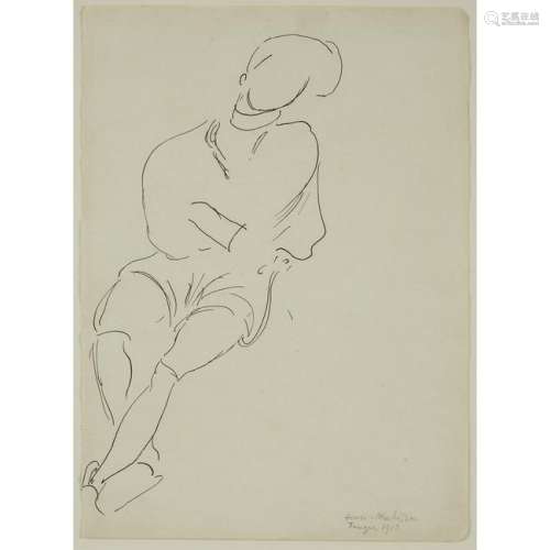 Henri Matisse (French, 1869-1954), , Marocain Assis,