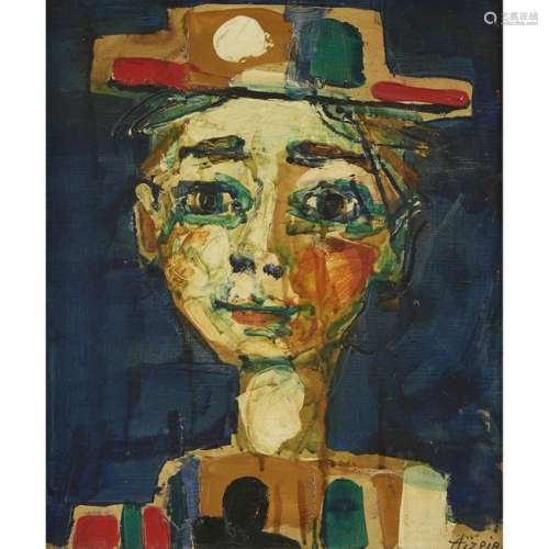 Paul Aïzpiri (French, 1919-2016), , Boy in a Hat