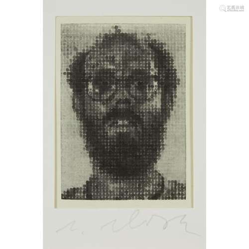 Chuck Close (American, b. 1940), , Self Portrait