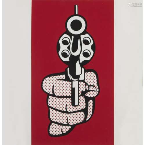 After Roy Lichtenstein (American, 1923-1997), , Pistol