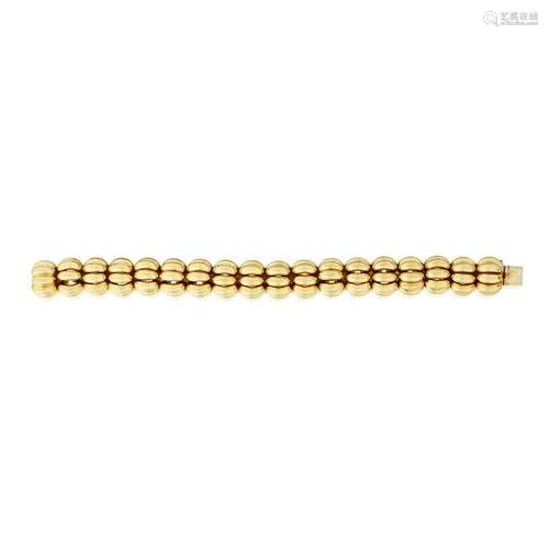 An eighteen karat gold bracelet, Nanis,