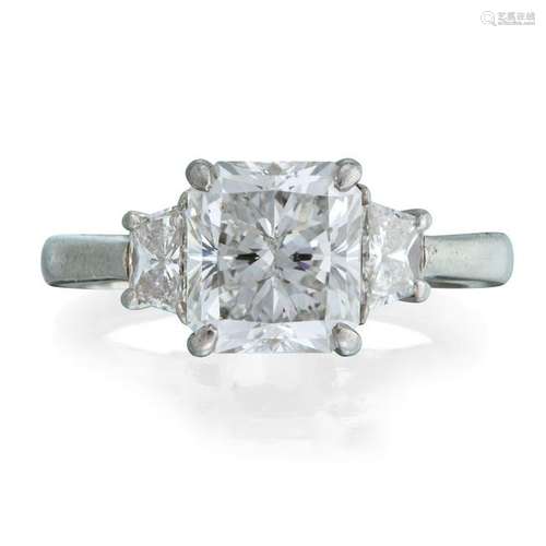 A diamond solitaire,