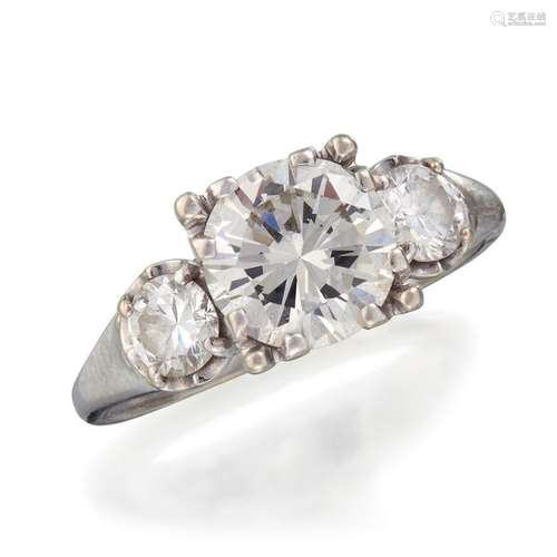 A diamond solitaire,