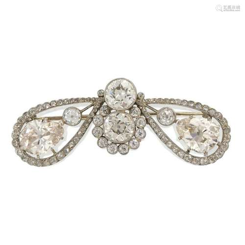 A diamond brooch,