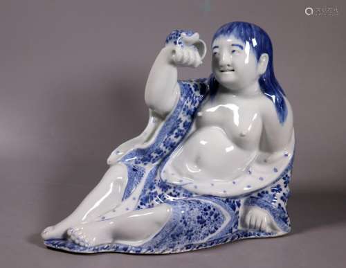 We Hong Tai Zao; Chinese Porcelain Liuhai & Frog