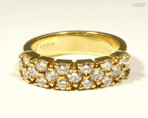 18K Gold & Diamond Ring
