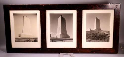 3 Vintage Photo's Wright Brother's Monument NC '32