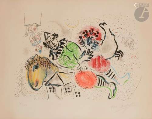 Marc CHAGALL (1887 1985) Le Cirque ambulant, 1969 …