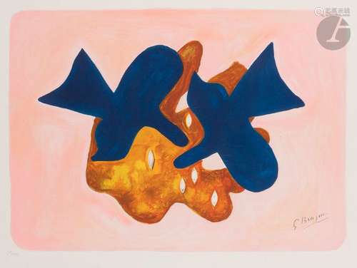 Georges BRAQUE (1882 1963) (d’après) Les Oiseaux b…