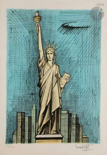 Bernard BUFFET (1928 1999) La Statue de la Liberté…