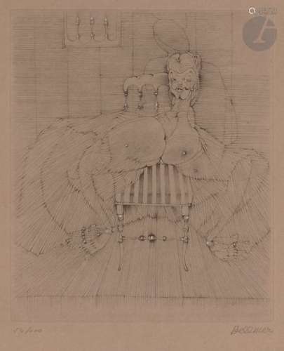 Hans BELLMER (1902 1975) La Chaise Napoléon III, 1…