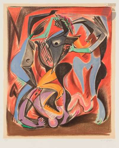 André MASSON (1896 1987) Orphée, 1972 Lithographie…