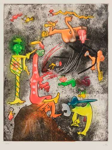 Roberto MATTA [chilien] (1911 2002) Personnages em…