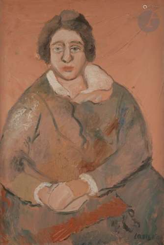 André LANSKOY [russe] (1902 1976) Portrait de femm…
