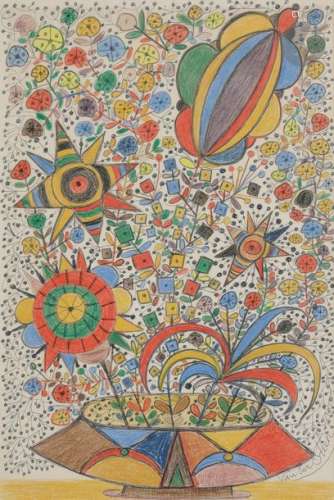Germain VANDERSTEEN (1897 1985) Vase de fleurs Sty…