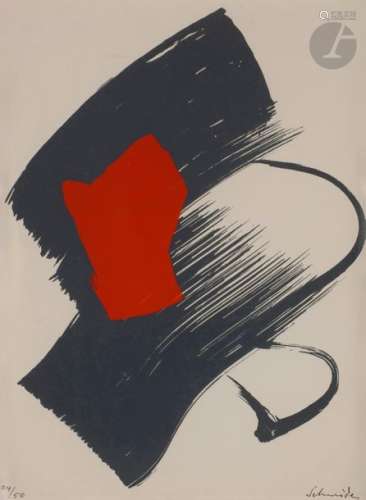 Gérard SCHNEIDER (1896 1986) Composition Lithograp…