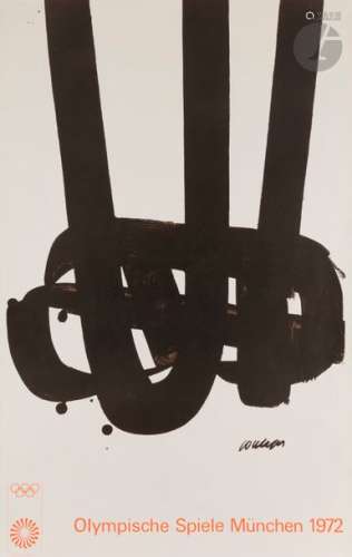 Pierre SOULAGES (né en 1919) Lithographie n° 29 (a…